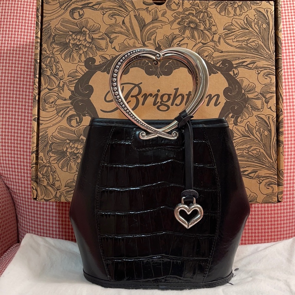 Brighton Corazon Heart Handle Mini Handbag